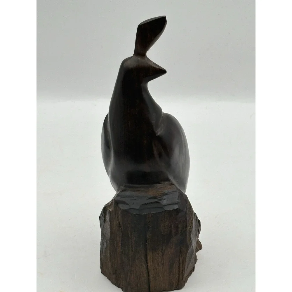 Ironwood Carved Quail Partridge Bird 7